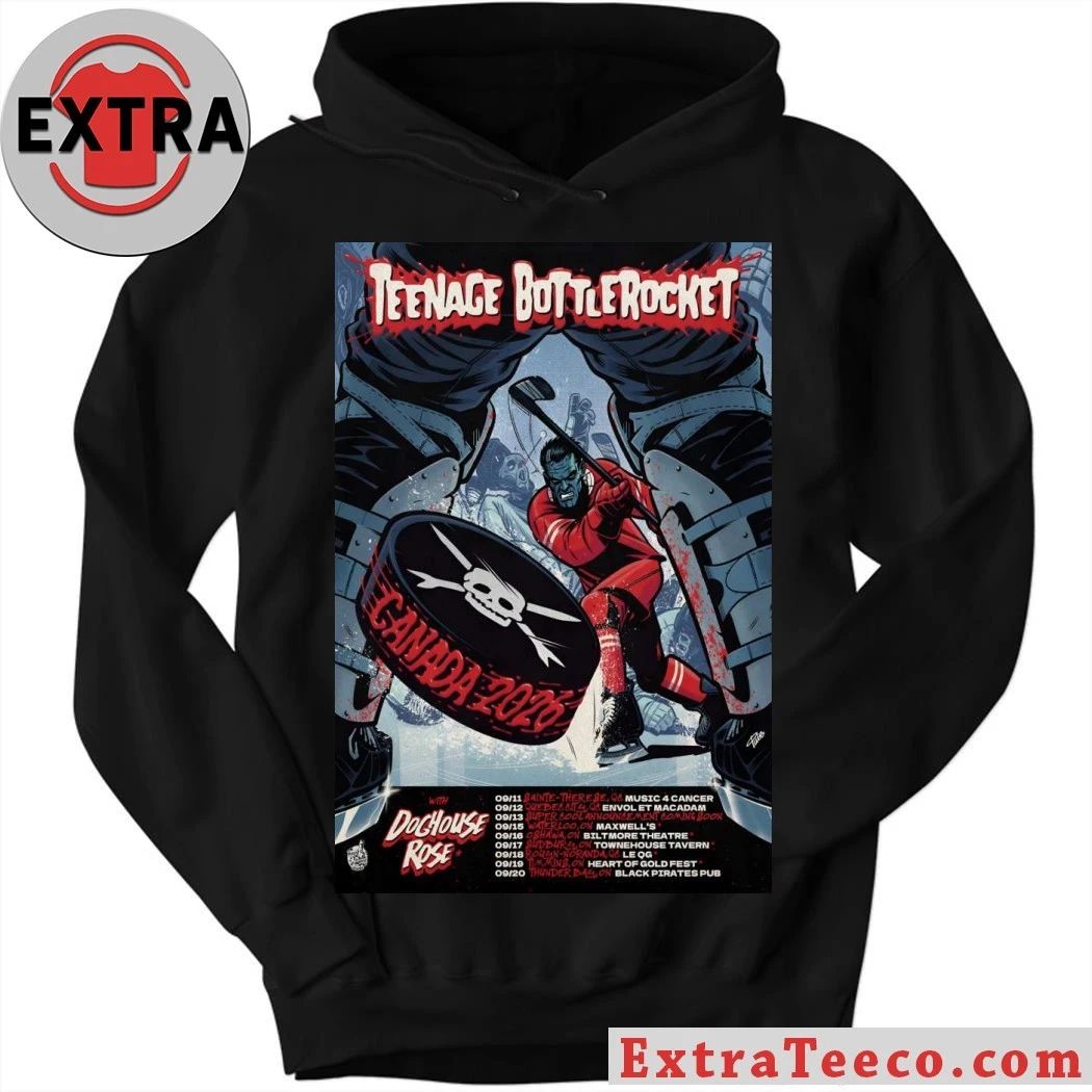 Teenage Bottlerocket With Doghouse Rose Canada Tour 2026 Poster Shirt