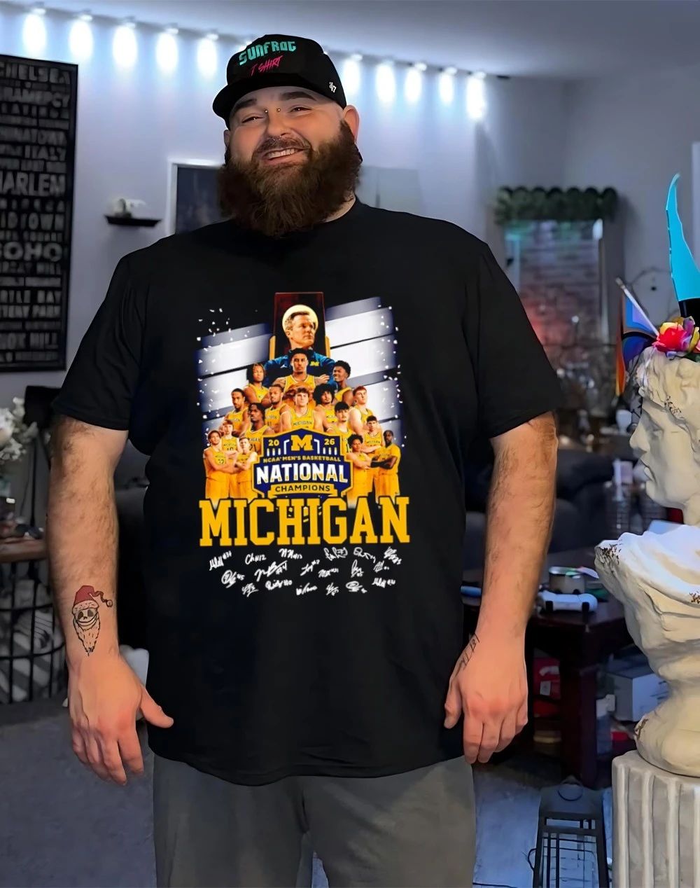 Michigan Wolverines 2026 Men’s Basketball National Champions all team shirt