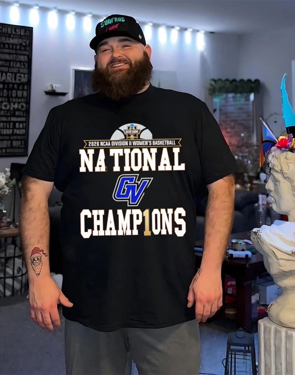 Grand Valley State Lakers 2026 NCAA DII Women’s Basketball National Champions Locker Room shirt