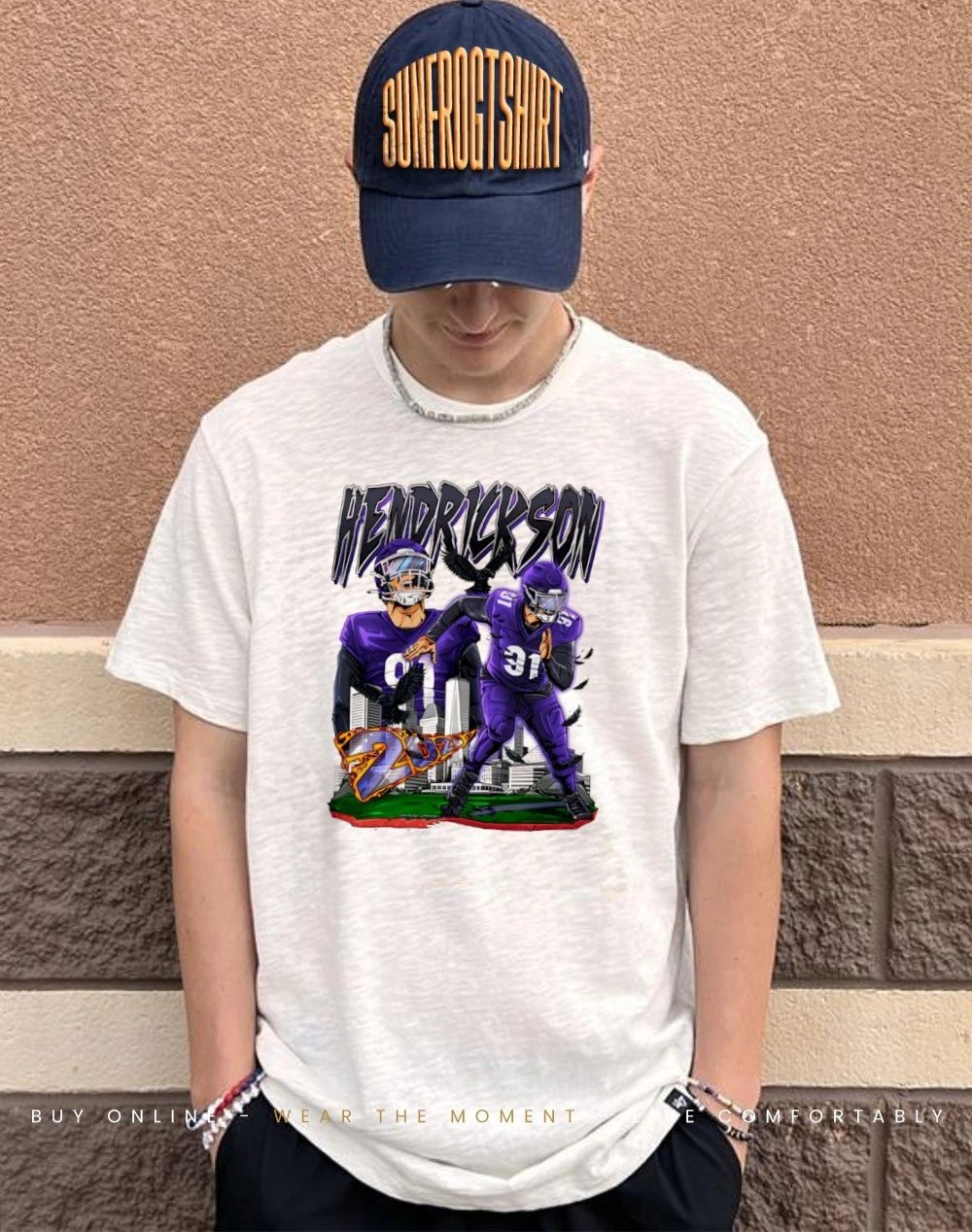 Trey Hendrickson Baltimore Ravens Hand Drawn Artwork shirt