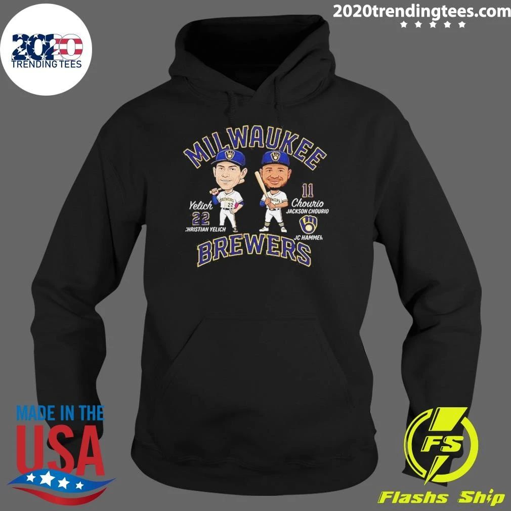 Lomilwaukee Brewers Christian Yelich And Jackson Chourio Baseball Fan Shirt