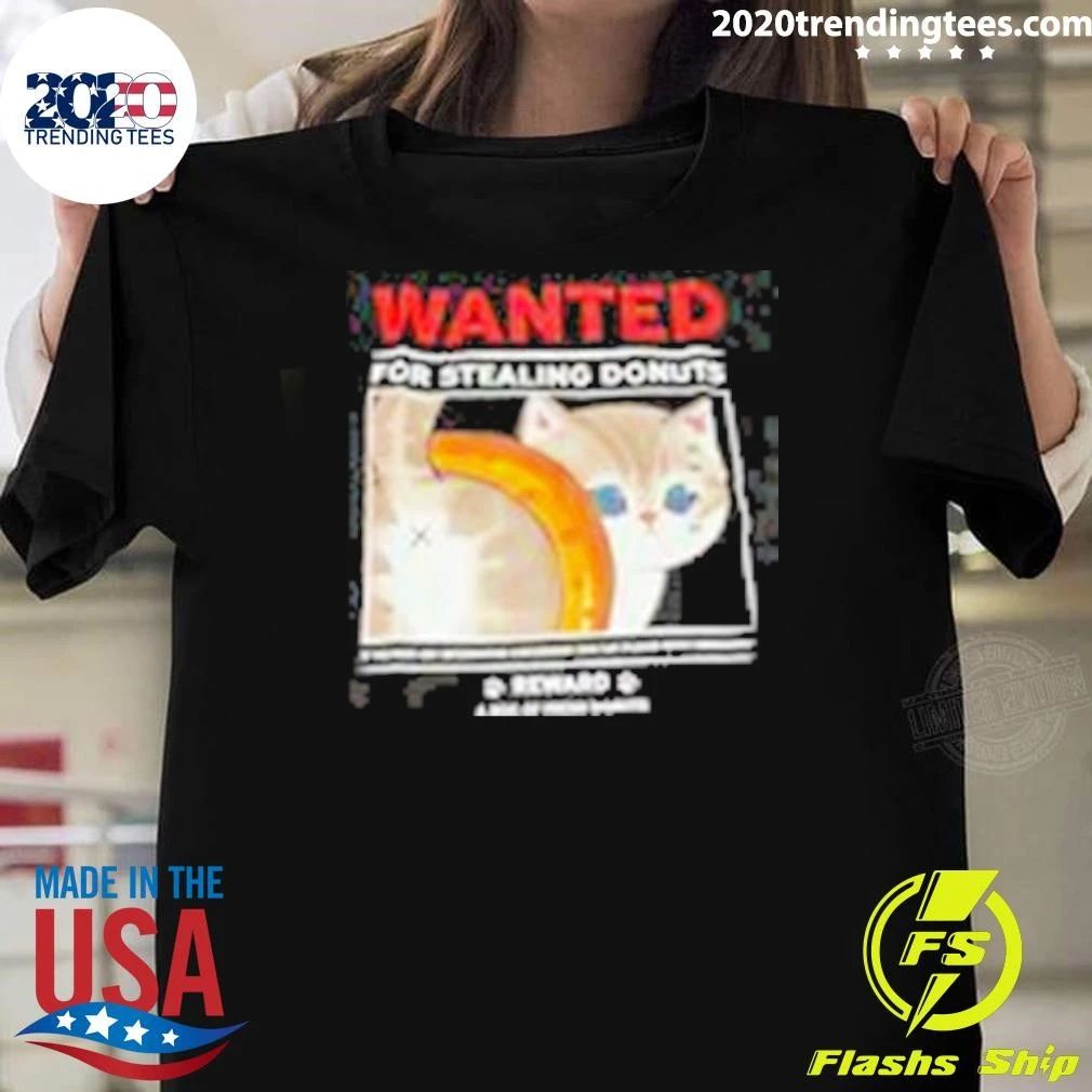 Mofusand Wanted For Stealing Donuts x Reward Shirt
