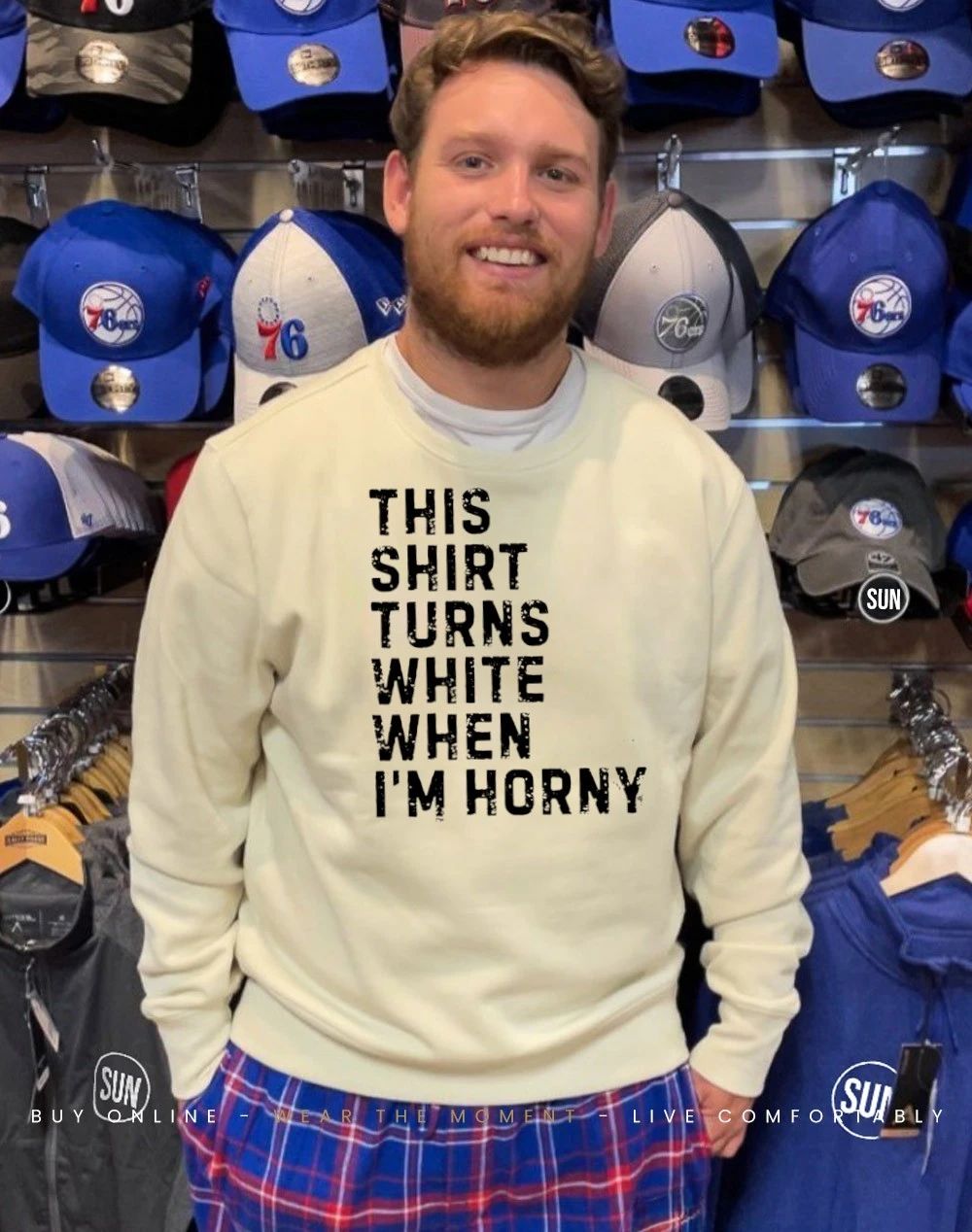 This shirt turns white when I’m horny shirt
