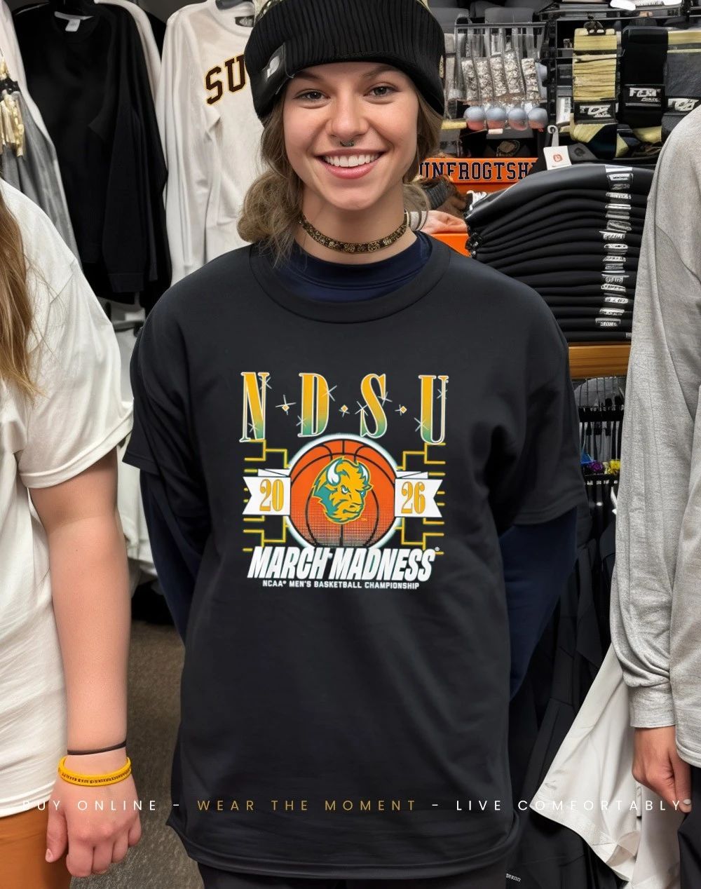 North Dakota State Bison MBB 2026 March Madness logo shirt