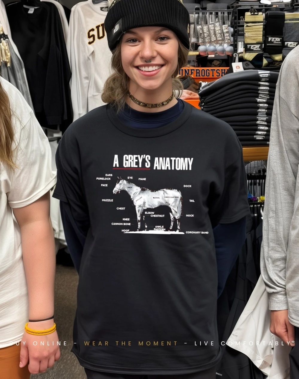A grey’s anatomy horse shirt