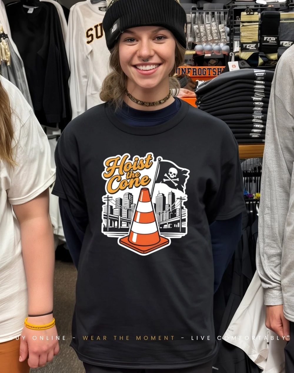 Hoist The Cone Pittsburgh Baseball graphic shirt