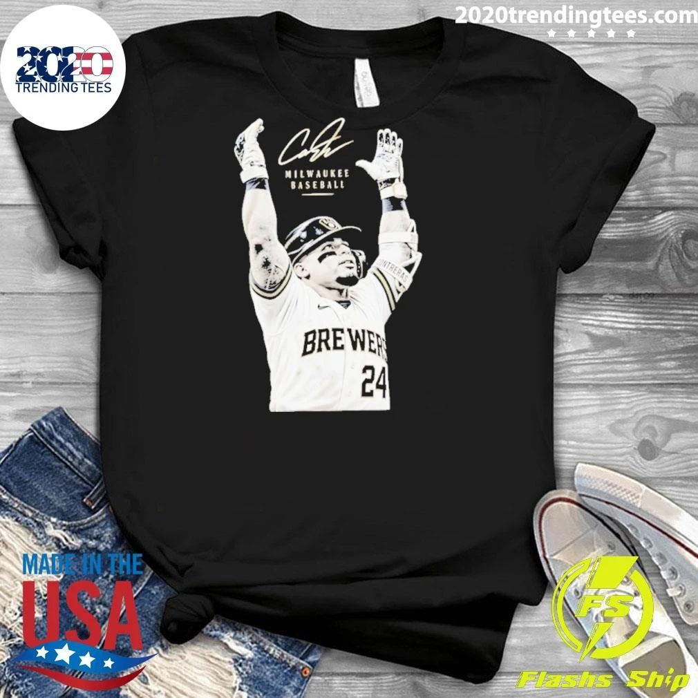 William Contreras Milwaukee Brewers Victory Signature Retro Shirt