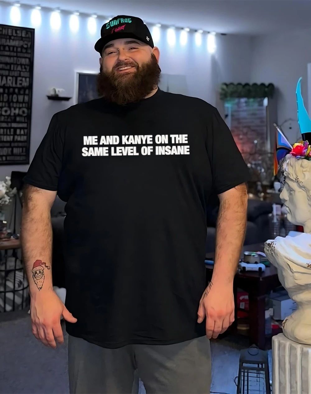 Me and kanye on the same level of insane shirt