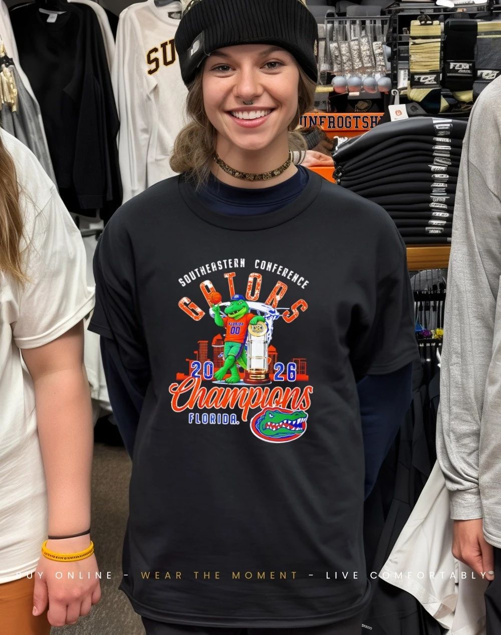 Florida Gators Southeastern Conference Champions 2026 mascot shirt