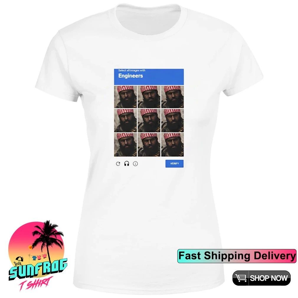 Select all images with engineers captcha graphic shirt