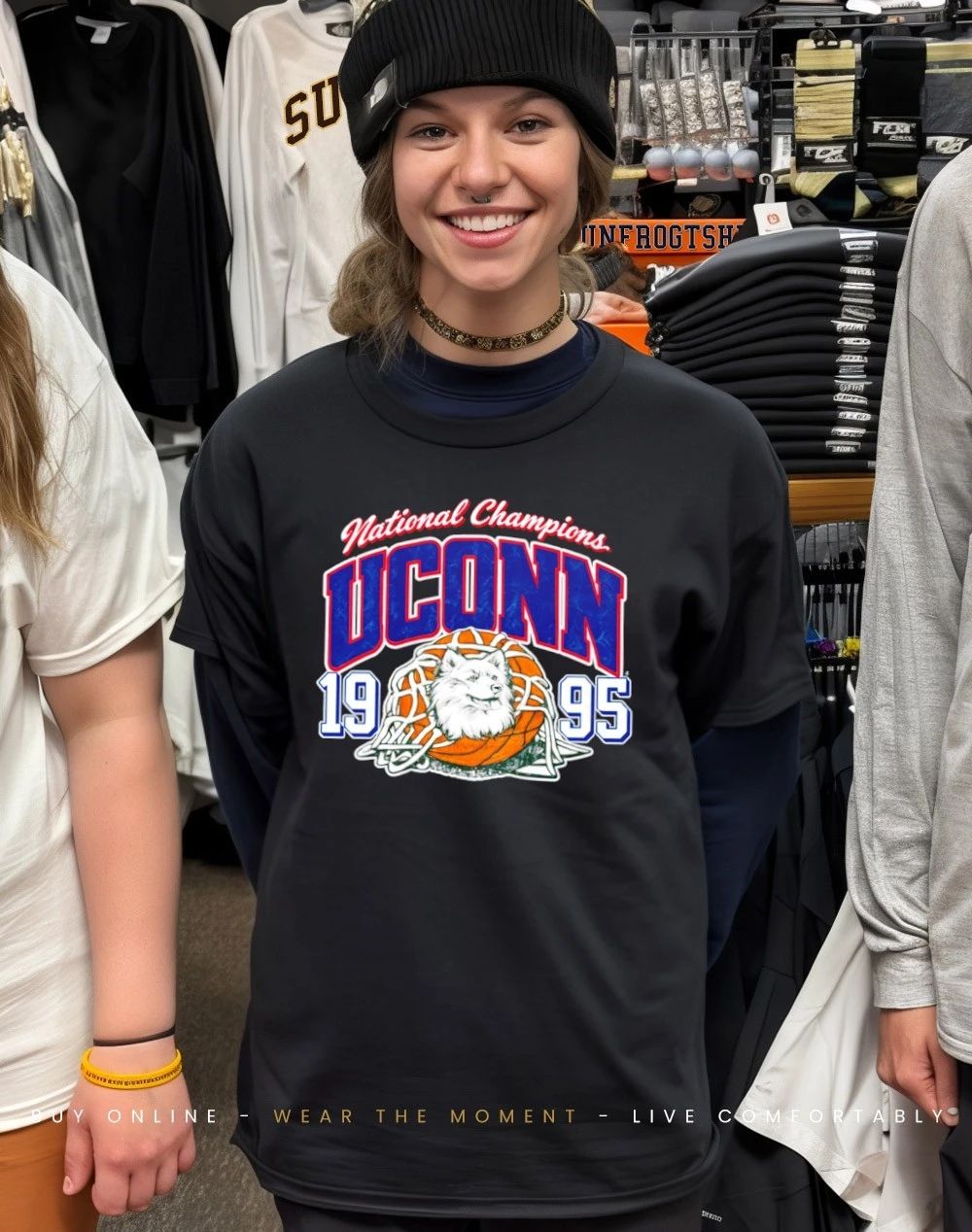 Uconn Huskies 1995 Basketball Champions vintage shirt