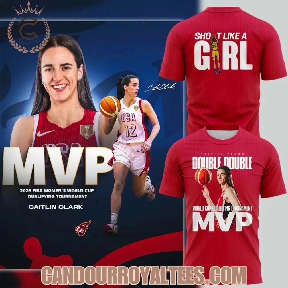 Caitlin Clark MVP of the 2026 FIBA Women’s World Cup Qualifying Tournament Shirt