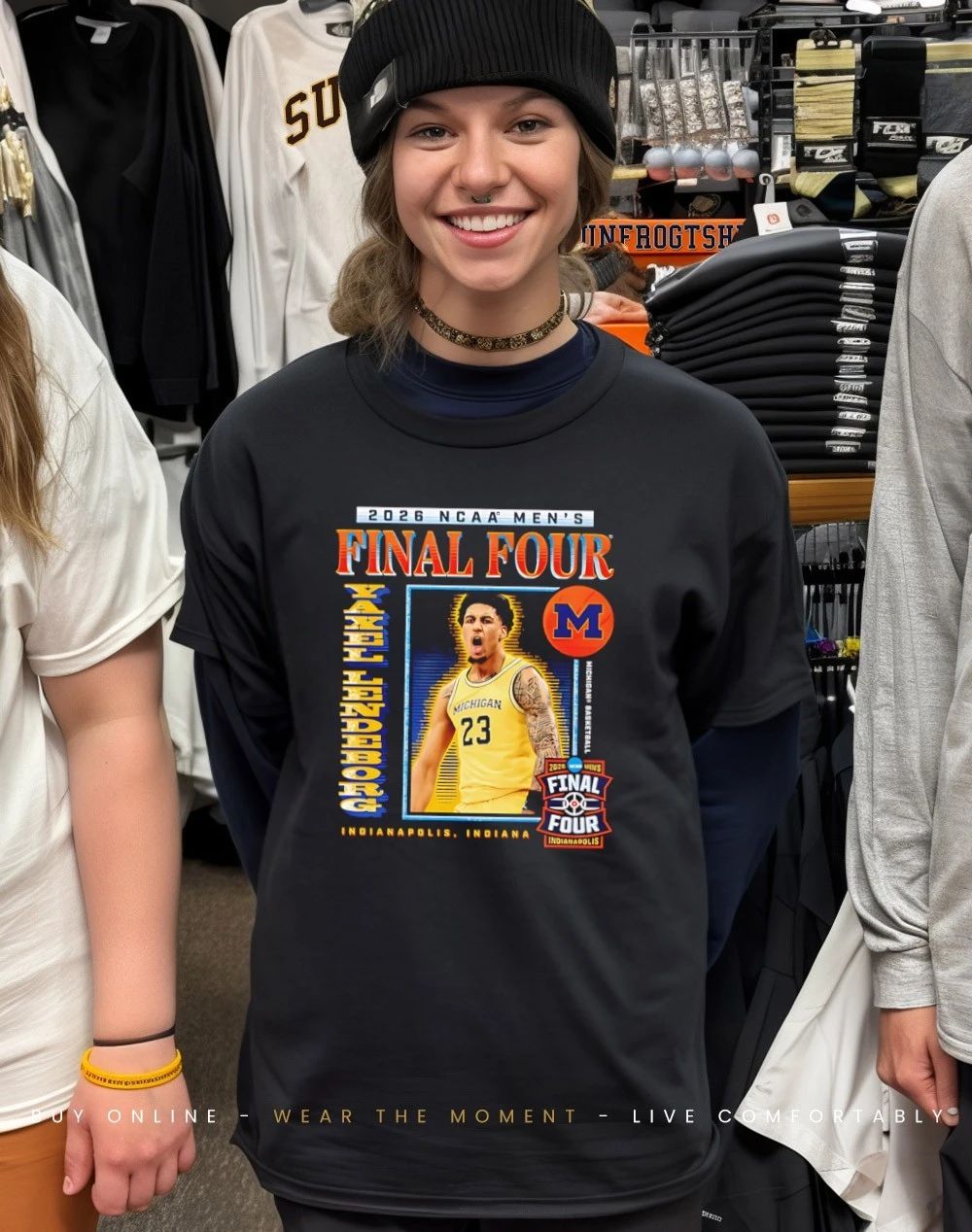 Yaxel Lendeborg Michigan Men’s Basketball March Madness 2026 Final Four graphic shirt