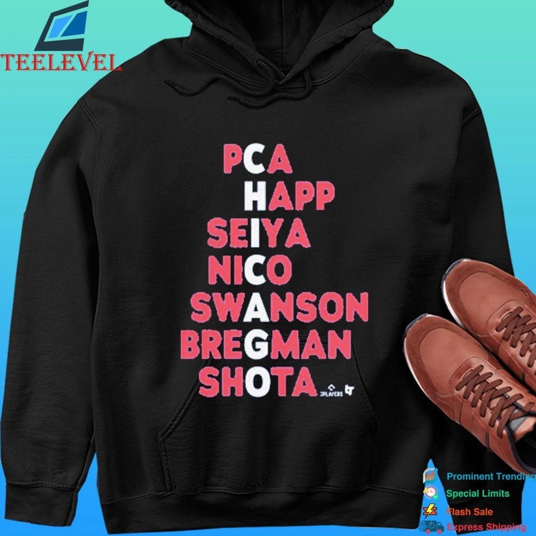 Chicago Names 2026 Pca Happ Seiya Nico Swanson Bregman Shota Shirt
