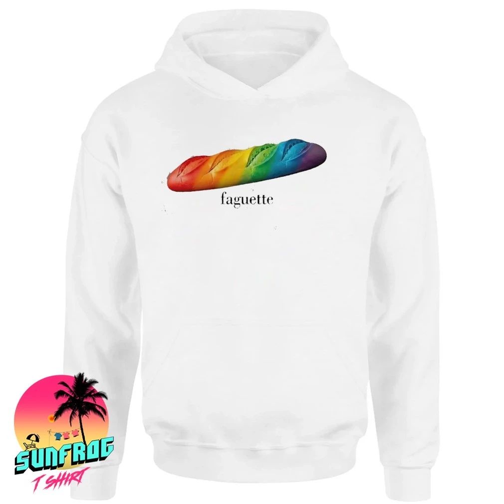 Faguette Bread rainbow LGBT shirt