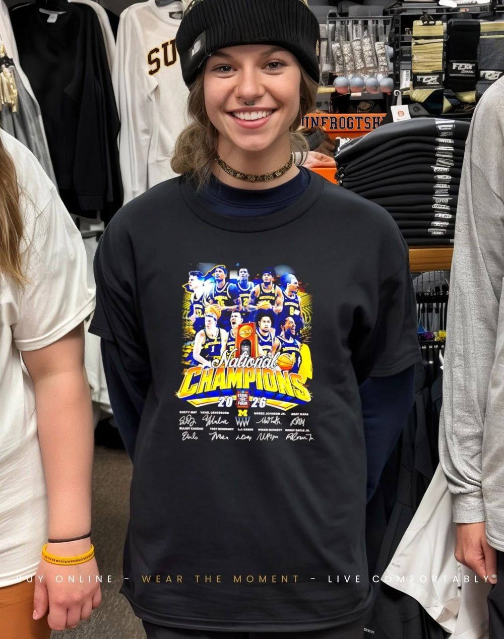 Michigan Wolverines unforgettable 2026 National Champions signatures shirt