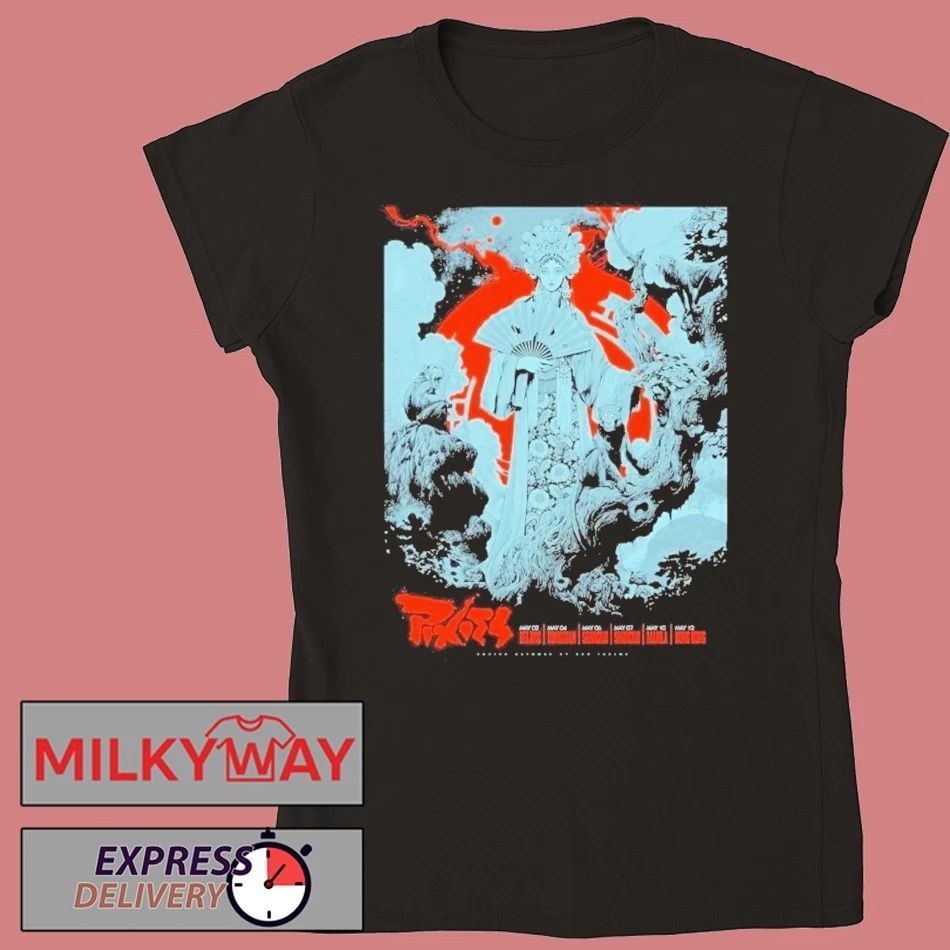 Pixies P40 Asia Tour 2026 Artwork by Ken Taylor shirt