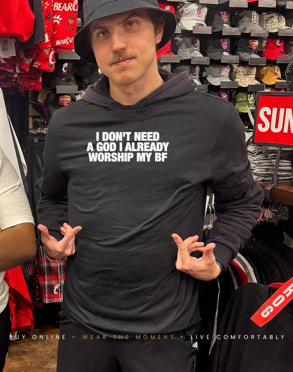 I Don’t Need A God I Already Worship My BF shirt