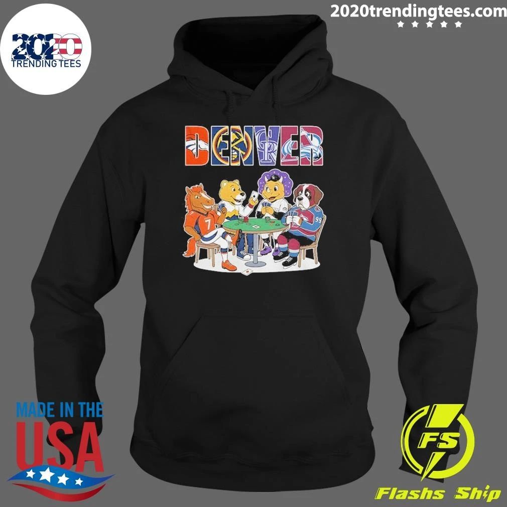Denver Sports Mascots Playing Gambling Shirt