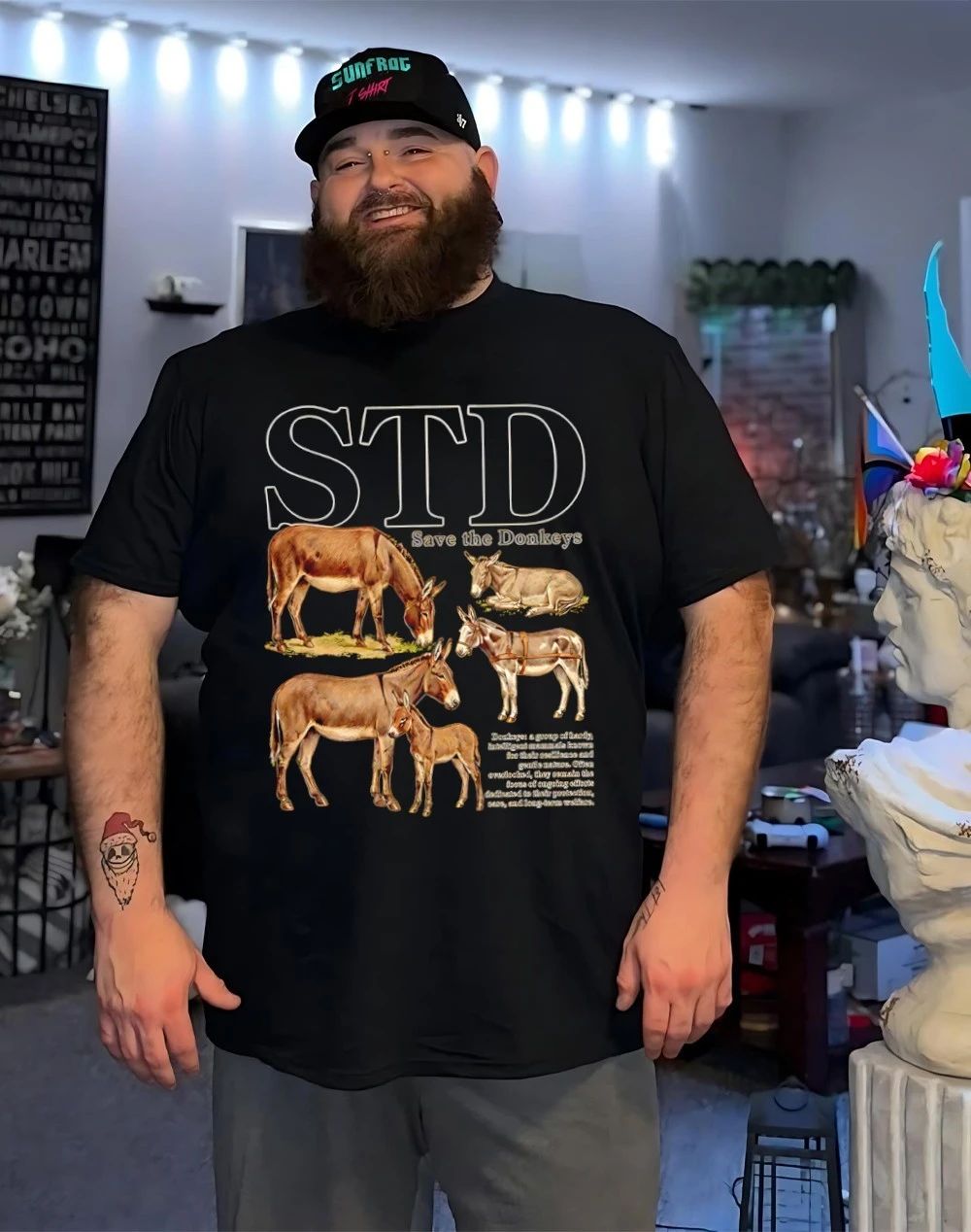 STD save the donkeys shirt