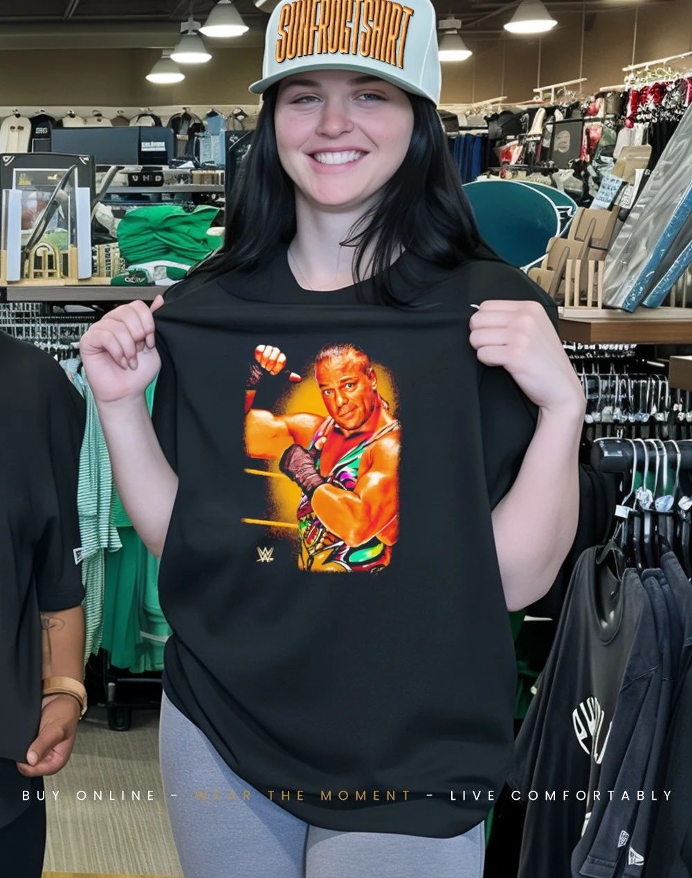 Rob Van Dam Mr. Monday Night graphic shirt
