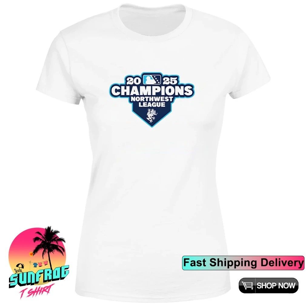 Everett AquaSox 2025 Northwest League Champions Shirt