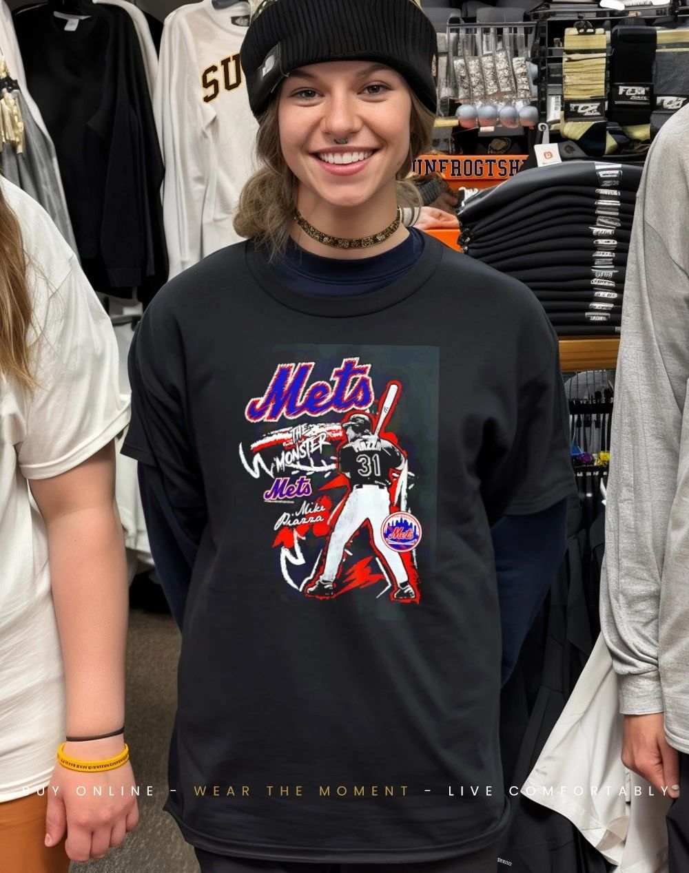 New York Mets Mike Piazza Chalked Up Player shirt