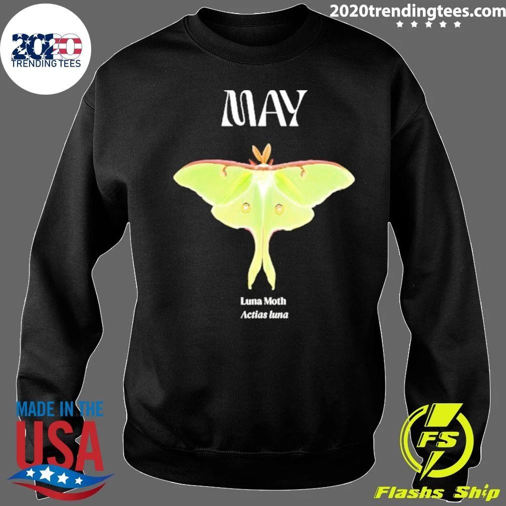 May Luna Moth Actias Luna Entomology Shirt