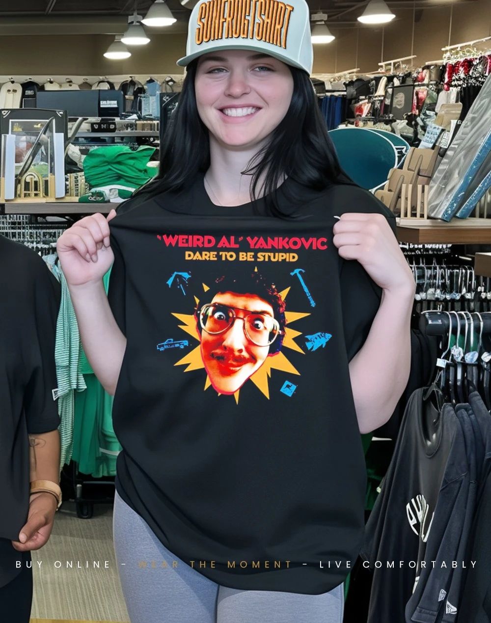 Weird al Yankovic dare to be stupid shirt