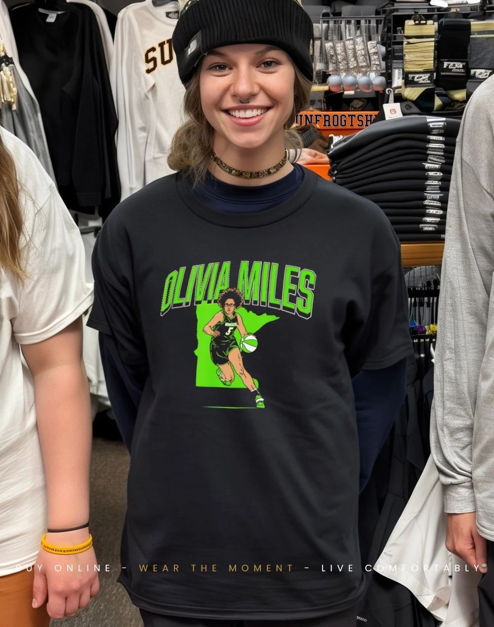 Olivia Miles Minnesota State Star shirt