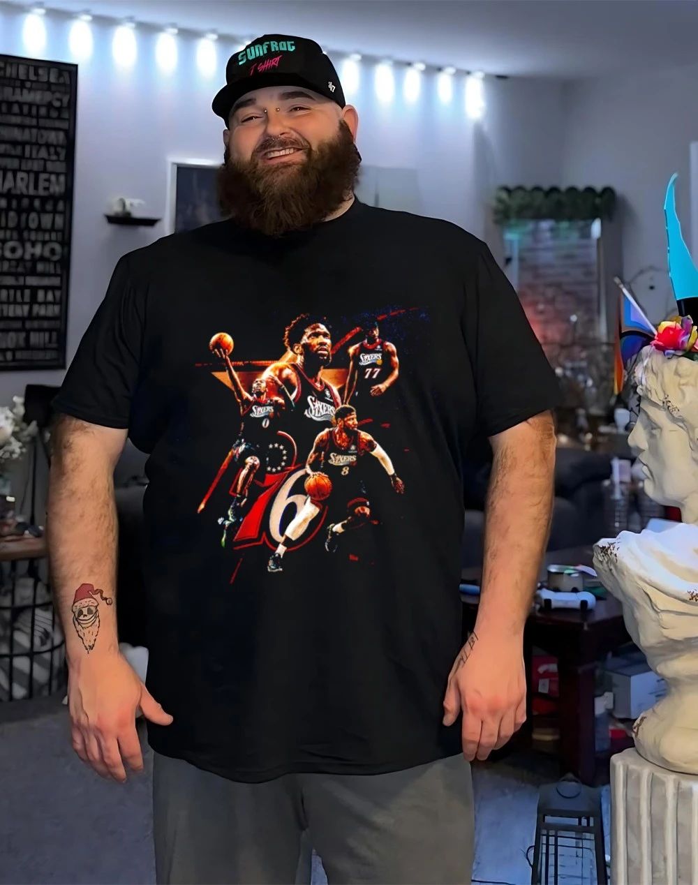 Philadelphia 76ers Trust The Process graphic shirt