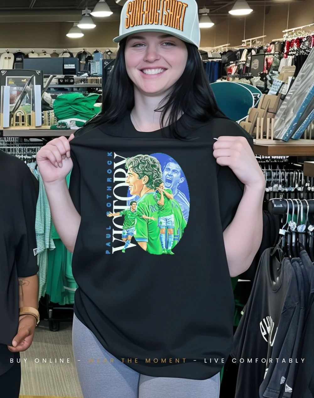 Paul Rothrock Seattle Sounders FC Vertical shirt