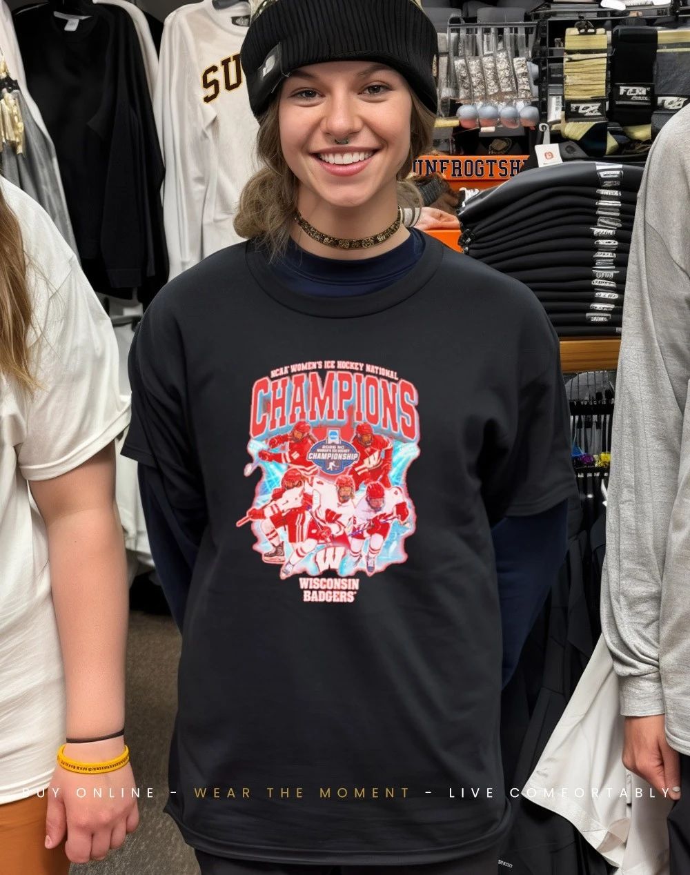 Wisconsin Women’s Ice Hockey 2026 National Champions shirt