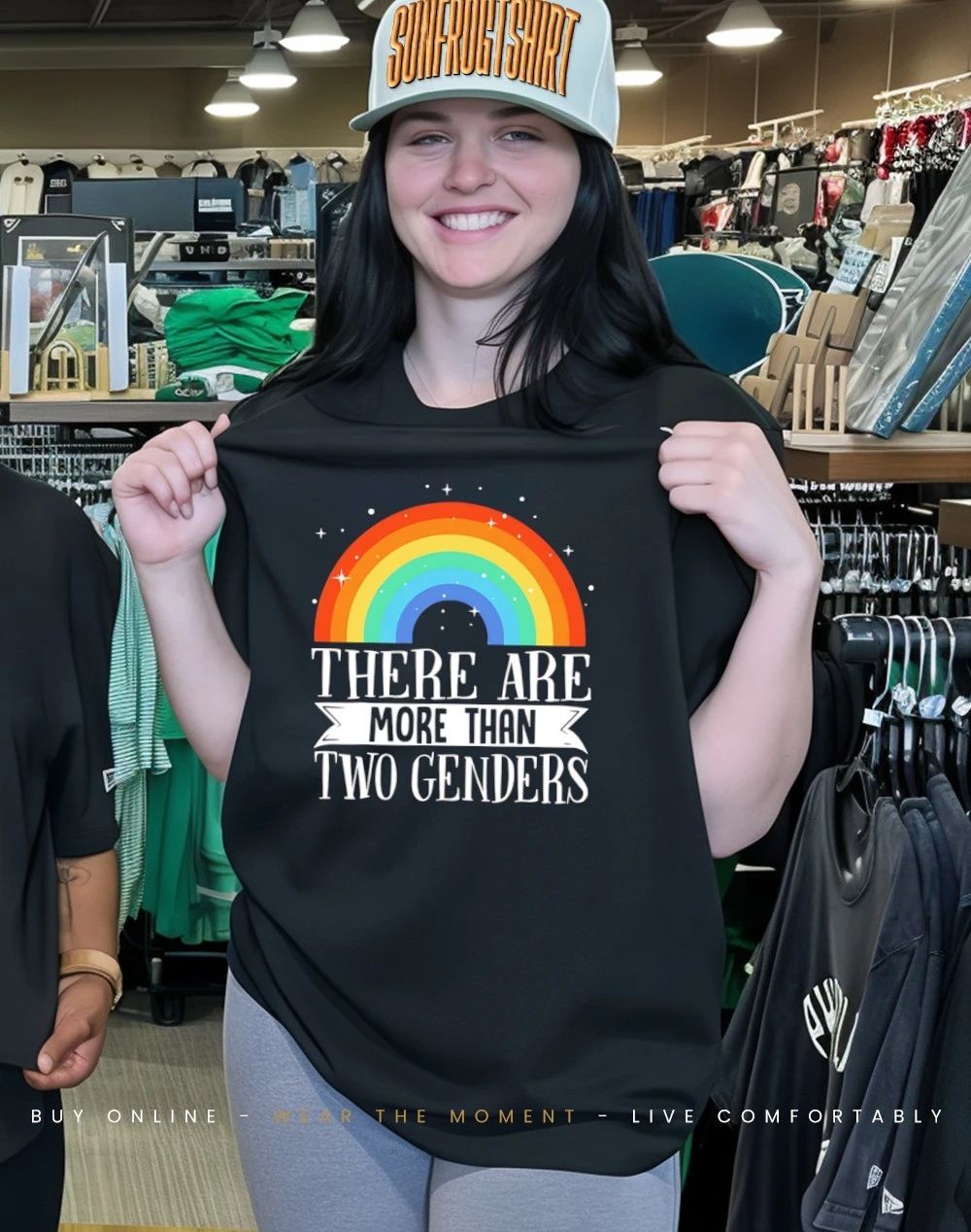 There are more than two genders rainbow shirt