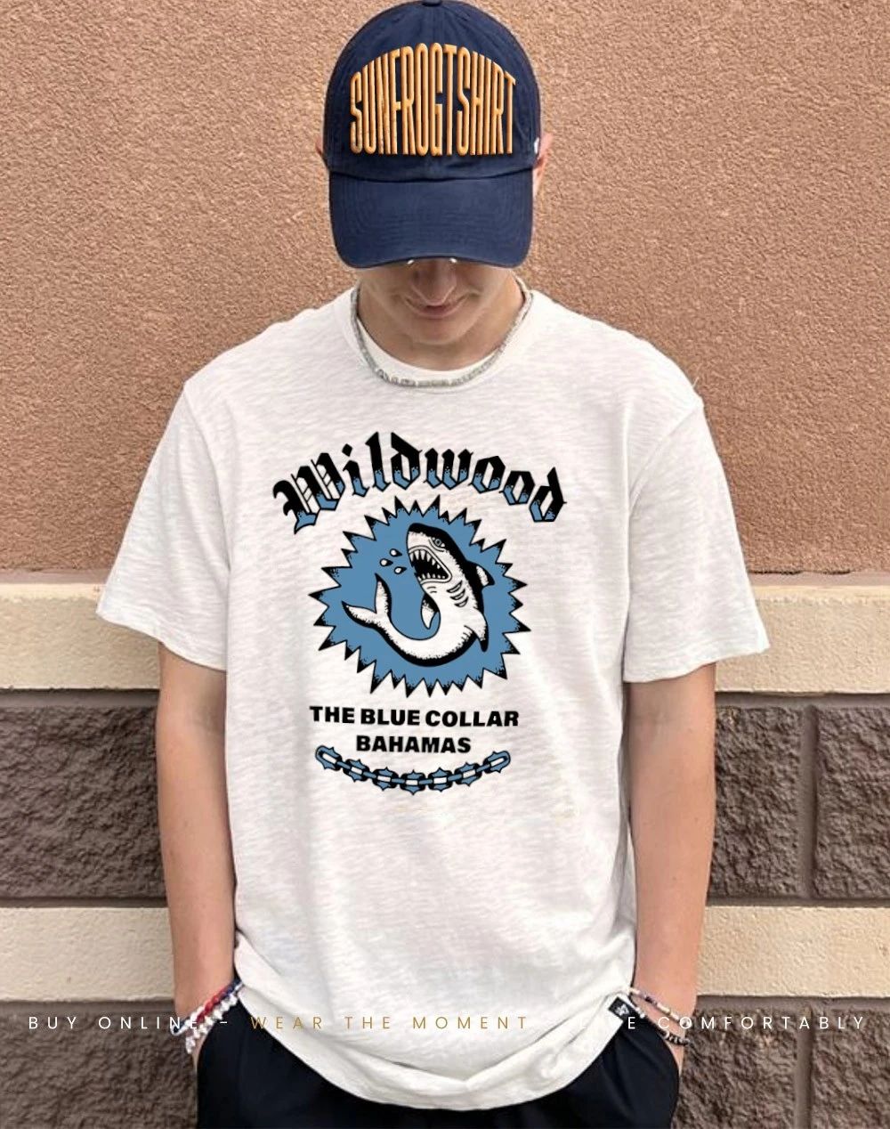 Wildwood the blue collar bahamas shirt