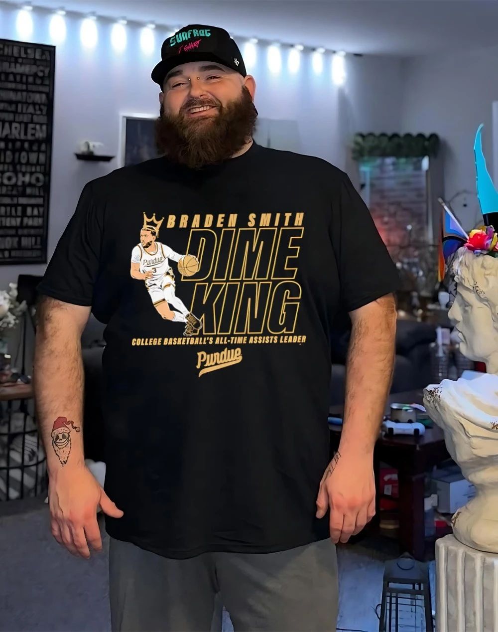 Purdue Basketball Braden Smith Dime King All-Time Assists Record shirt