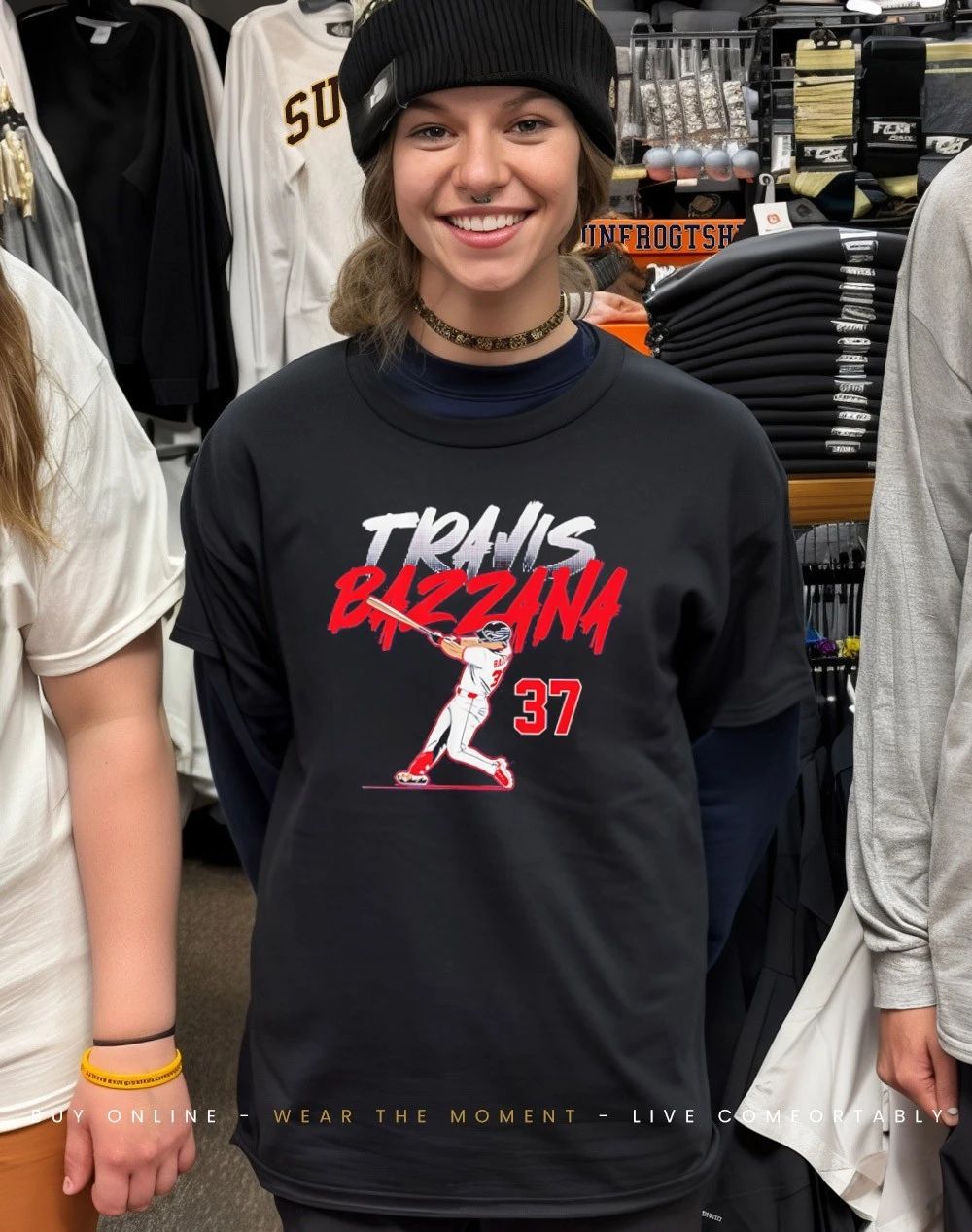 Travis Bazzana Cleveland Guardians Slugger Swing Number shirt