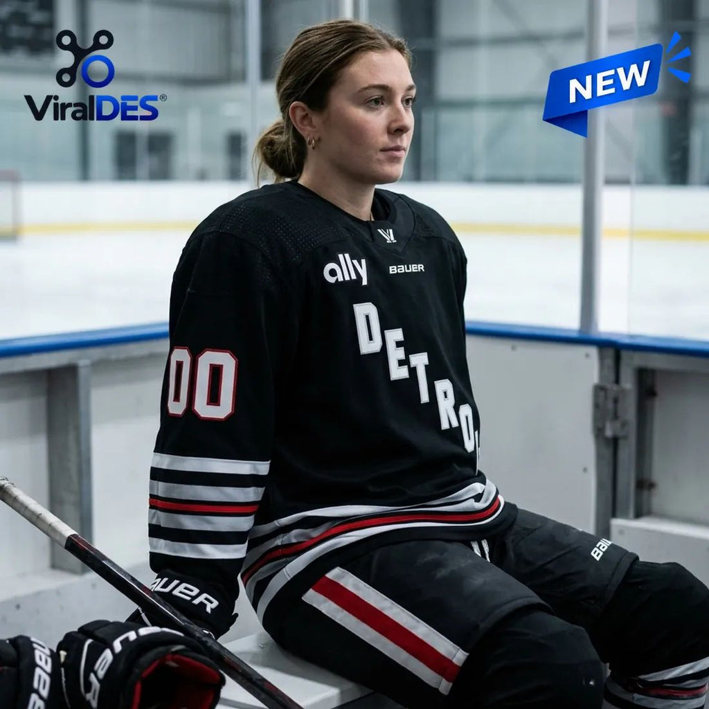 PWHL Detroit 2026 Personalized Hockey Jersey