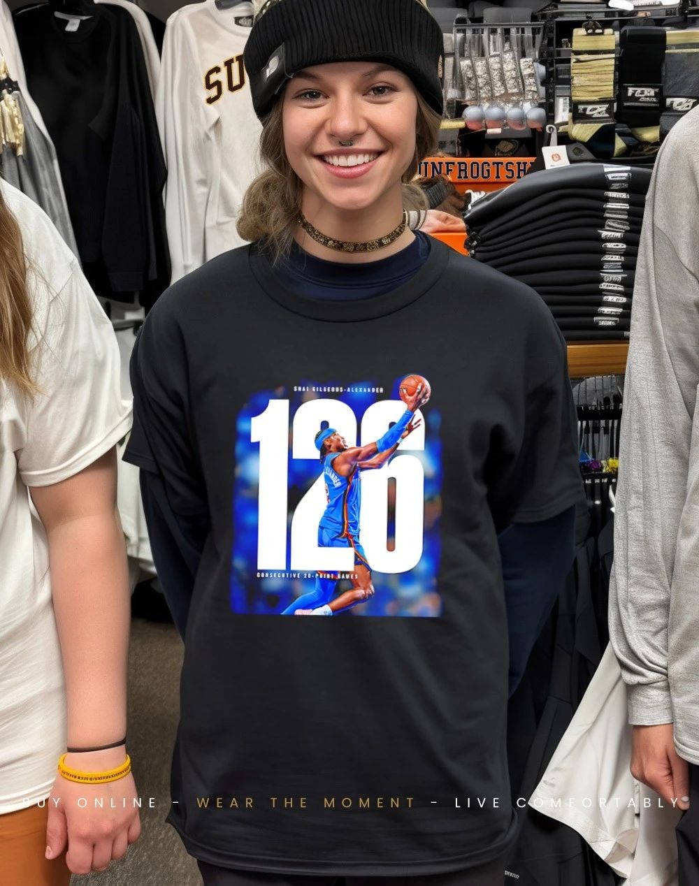 Shai Gilgeous-Alexander OKC Thunder 126 Consecutive 20-Point Games shirt