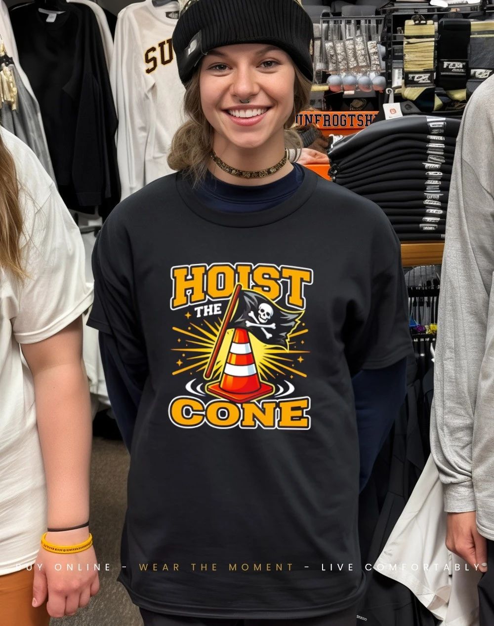 Hoist The Cone Pittsburgh Pirates flag shirt