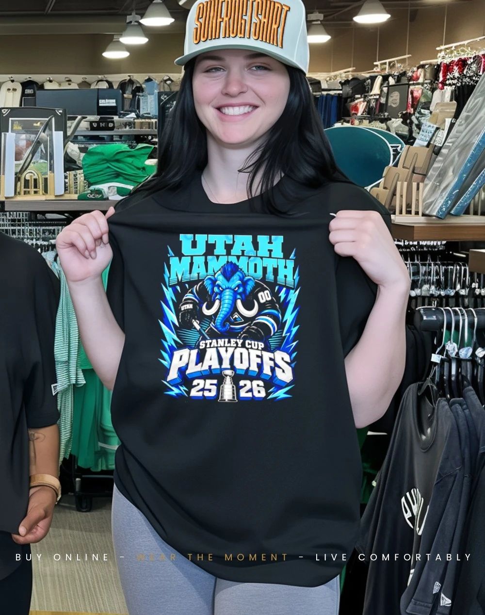 Utah Mammoth Stanley Cup Playoffs ’25 ’26 mascot shirt