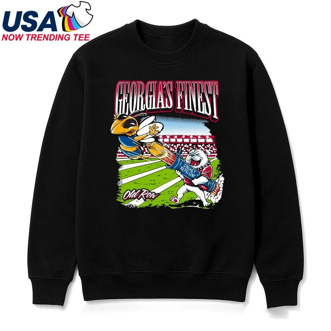 Georgia’s Finest Jacket Repellent Dawg Mascot Shirt