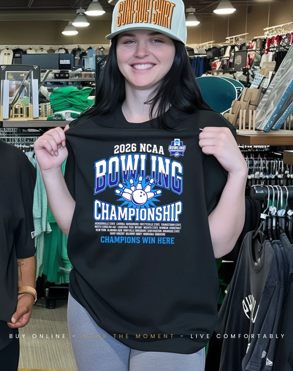 2026 National Collegiate Women’s Bowling Regionals Championship all team shirt