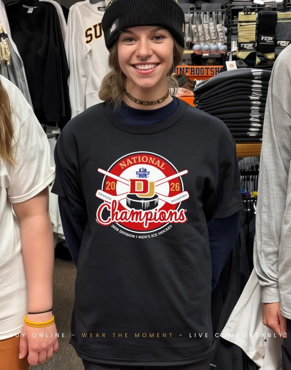 Denver Pioneers NCAA Ice Hockey Champions 2026 shirt