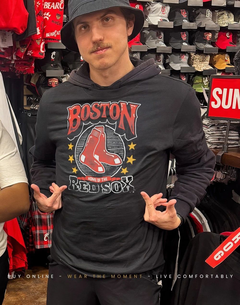 Boston Home of the Red Sox logo vintage shirt