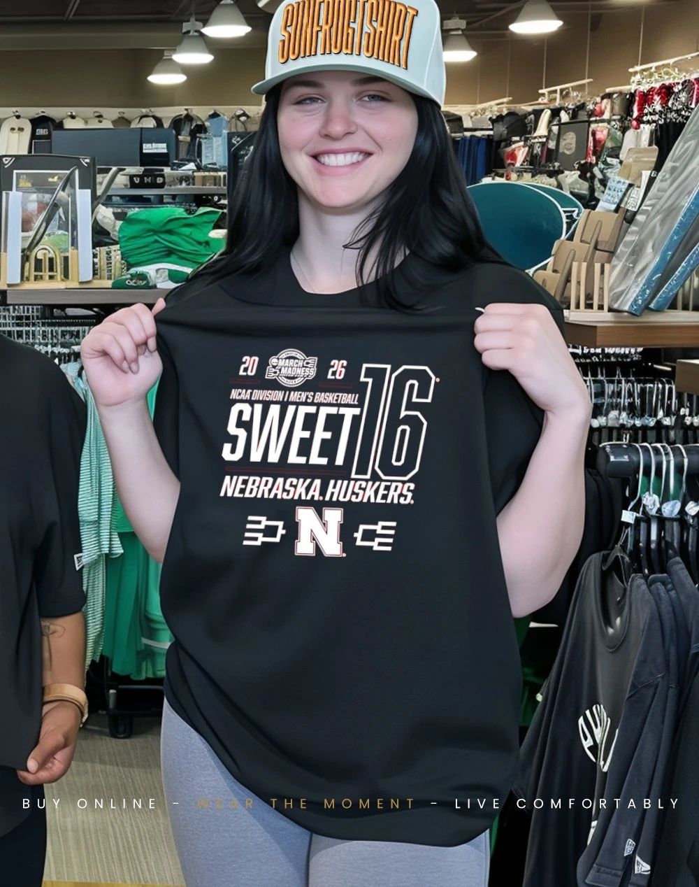Nebraska Cornhuskers Red 2026 NCAA March Madness Sweet 16 Bound shirt