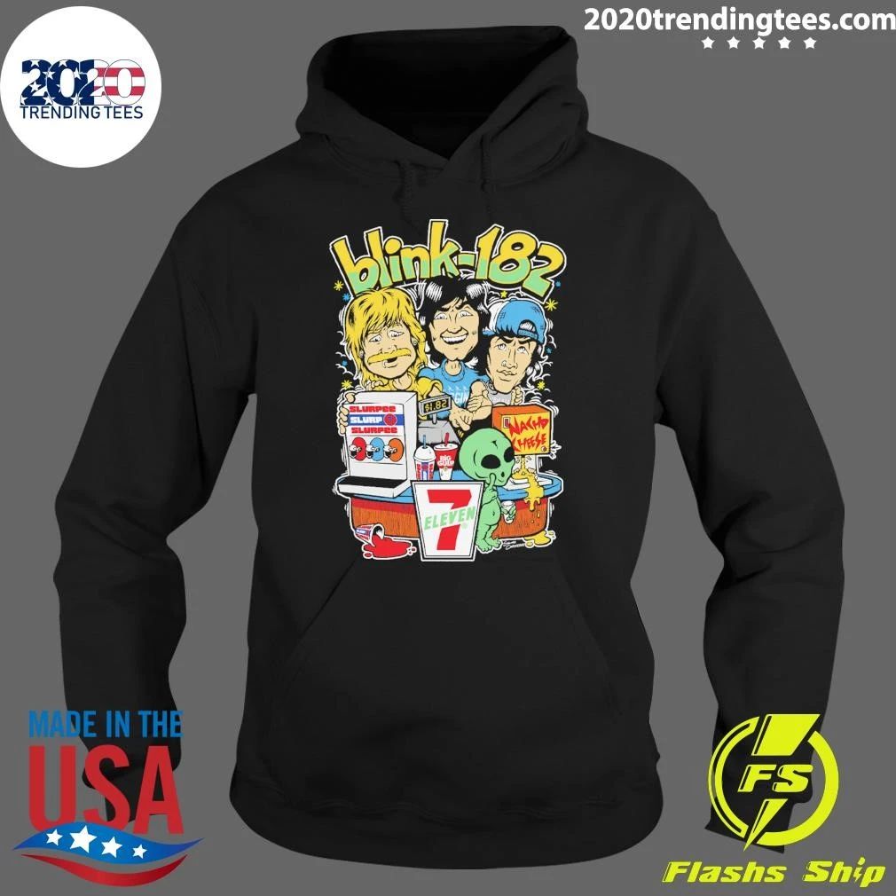 Blink 182 x PackMan x 7 Eleven Comic Con Take It To Eleven Illustrated Shirt
