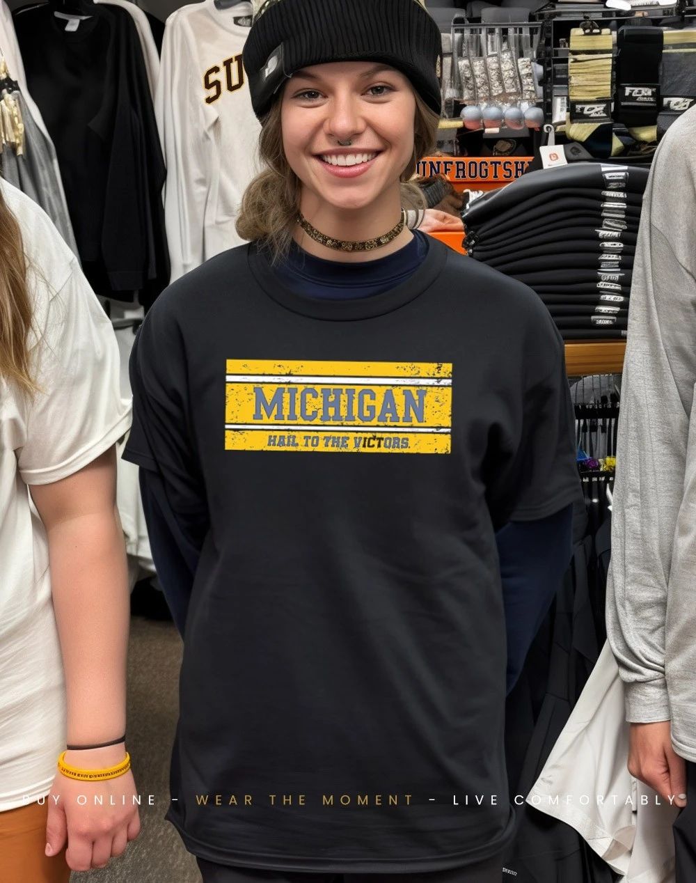 Michigan Wolverines Basketball Hail to the victors shirt
