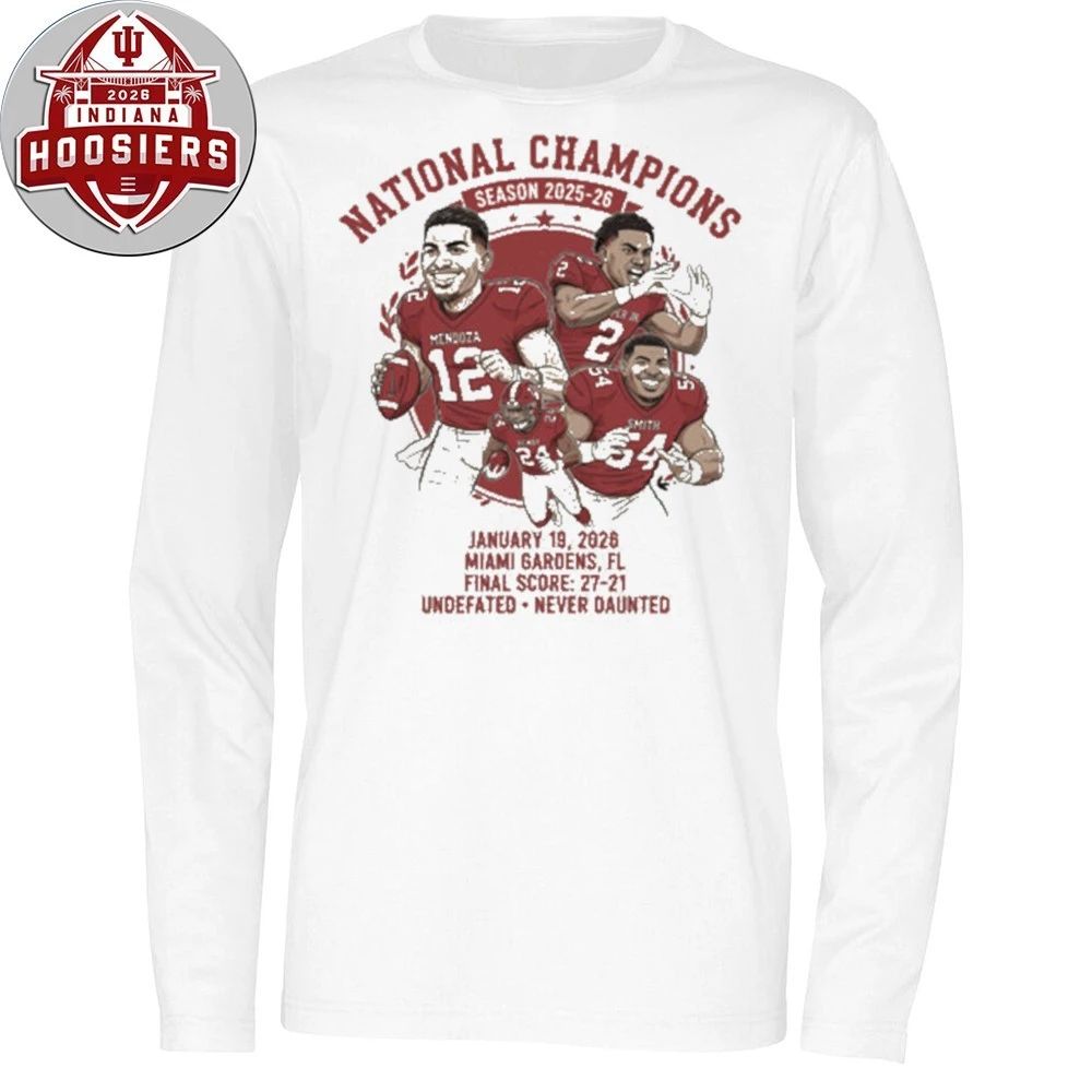 Indiana Big Ten 10 Championship 2026 Shirt – IU Hoosiers CFP Football Champions Hoodie T-Shirt