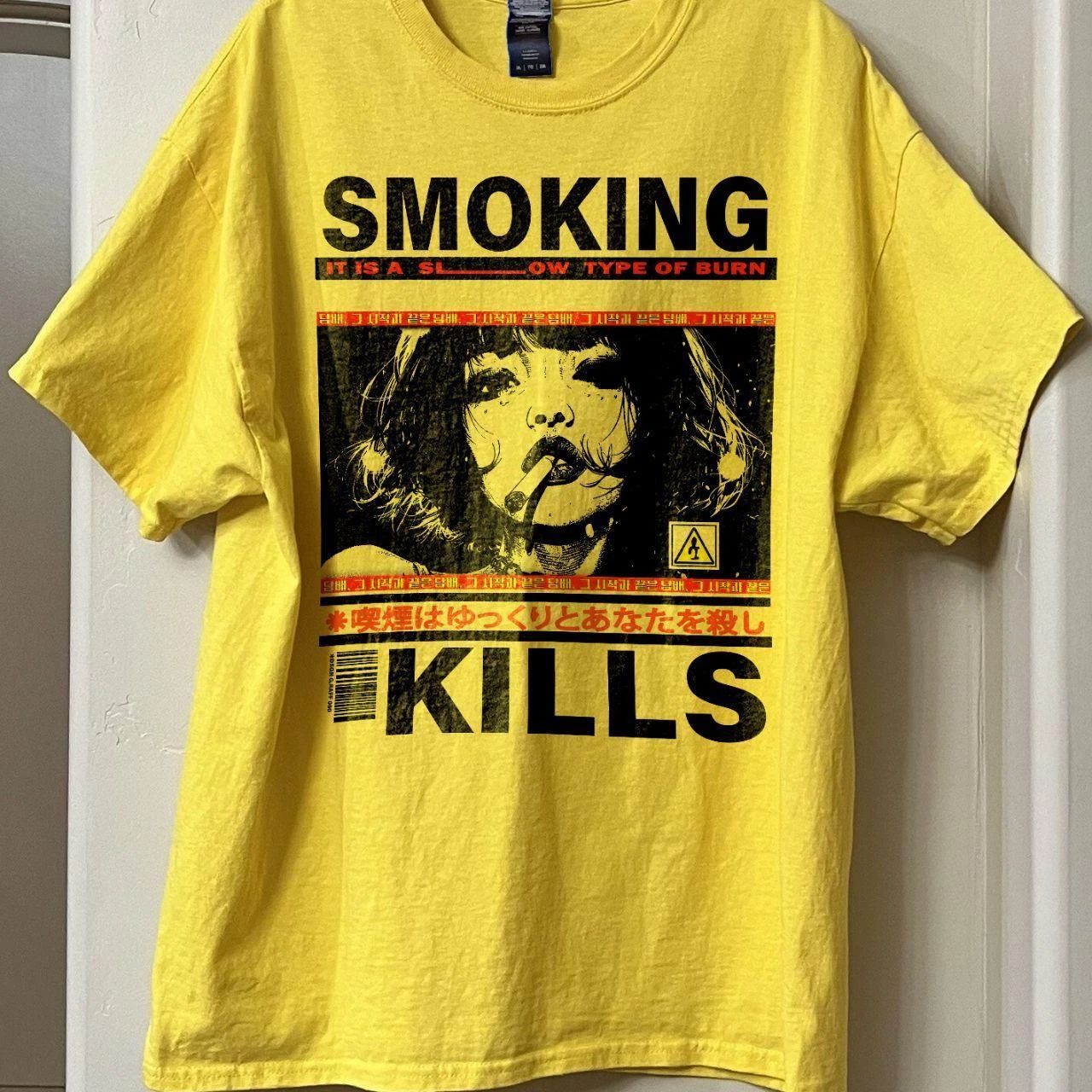Smoking Kills Retro Manga Tee Unisex T-shirt, Sweatshirt, Hoodie (1)